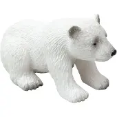MOJO Jouet Figurine Réaliste - Bébé Ours Polaire - Planète Des Animaux