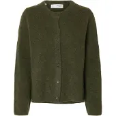 Selected Lulu New Cardigan Vert M Femme