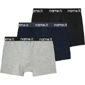 Name It Kids Sous-vêtements bleu nuit / gris chiné / noir / blanc