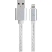 Gembird 8-Pin Kabel mit Metallanschlüssen, 1,8 m, silver