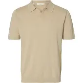 Selected T-Shirt 'SLHMattis' beige chiné
