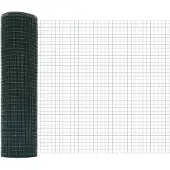 vidaXL Clôture en panneaux rigides à double barre, 10000 x 60 cm, vert