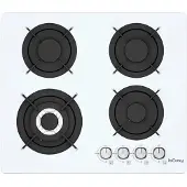 IsEasy Mgbg-604b Glass Gas Hob Argenté