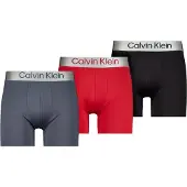 Calvin Klein Lv00nb4124 Boxers 3 Units Multicolore S Homme