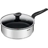 Tefal Sauteuse inox 24cm + couvercle - - E3093204 - primary