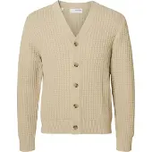 Selected Homme Vestes en maille 'SLHTOM' crème