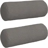 vidaXL Coussins D'accent 2 Pcs Gris Clair Ø 25 X 70 Cm