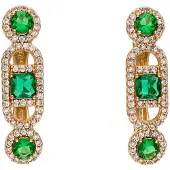 Gaya Boucles d'oreilles or / vert