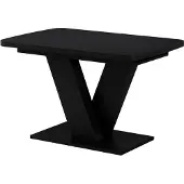 Vicco Table de salle à manger Fenaro Noir 120-160 x 80 cm extensible, Model 58000