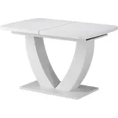 Vicco Table de salle à manger Fenaro Blanc 120-160 x 80 cm extensible, Model 58038