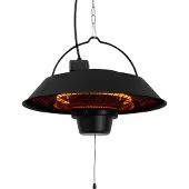 Vonroc Chauffage Ustica – 1500 W – Infrarouge – Lampe en fibre de carbone
