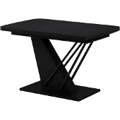 Vicco Table de salle à manger Fenaro Noir 120-160 x 80 cm extensible, Model 58019