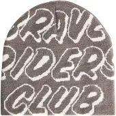 Bershka Bonnet 'RIDER' noir / blanc