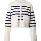 JDY Cardigan 'JDYMARGO' bleu marine / gris clair