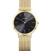 Bering Montre-bracelet pour femme 14134-332 en or, style mode classique.