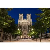 Bluebird Puzzle Motif Cathédrale de Reims 1000 pièces Adultes