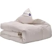 Muller Textil Muller Textiles 0515.00.89, blanc, coton, percale, 140 x 220 cm, 1 pièce