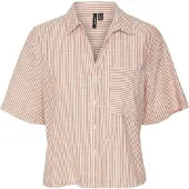 Vero Moda Jily 2/4 Short Sleeve Shirt Orange M Femme
