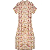 Deeluxe Douni Short Sleeve Long Dress Blanc M Femme