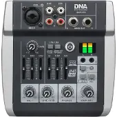 Dingo Dna Qmx402 3 Channels Audio Mixer Argenté
