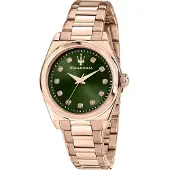 Maserati Velocità 35 Mm 3h Woman Watch Beige Femme