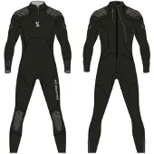 SCUBAPRO Everflex Yulex 7.5/5.0 Mm Woman Diving Wetsuit Noir MT Femme