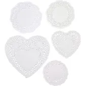 Creativ Company Pointes à tarte 400 pièces, blanc, Outils de décoration pâtisserie, Blanc