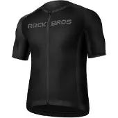 RockBros Bike Shirt 15120002006 Short Sleeve Xxxl - Black