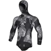 H.dessault By C4 Black Side 3 Mm Spearfishing Jacket Noir 2XL Homme