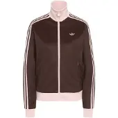 Adidas Classic Femme - Vestes Zippees, Marron - Taille S (34-36) - Jersey de coton