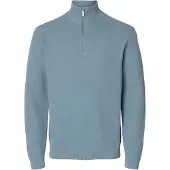 Selected Pull-over 'SLHDANE' bleu fumé
