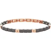 Breil Bracelet or rose / noir