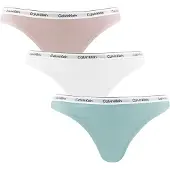 Calvin Klein Jeans Strings THONG X3 femmes - Multicolore - EU L