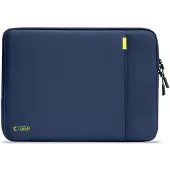 Tech-Protect Defender Laptoptasche 13-14 - Marineblau (14"), Sac pour notebook, Bleu