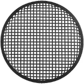 Monacor MZF-8631 Grille de protection pour haut-parleurs
