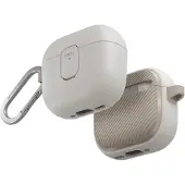 Uniq Case Clyde for AirPods 4 Lock Case beige (Manchon pour casque d'écoute), Étui pour écouteurs + casque, Beige