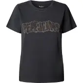 Pepe Jeans Beri Short Sleeve T-shirt Gris L Femme