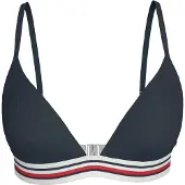Tommy Hilfiger Uw0uw05805 Triangle Bikini Top Bleu S Femme