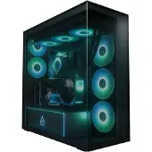 Arctic Cooling Carcasa Xtender VG, MiddleTower, E-ATX, riser PCIe inclus, Negru