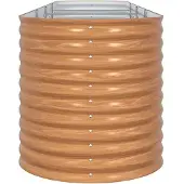 vidaXL Lit surélevé Brun 400 x 80 x 81 cm Acier