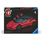 Ravensburger Ferrari Sf90 Stradale 3d Puzzle Rouge Enfants