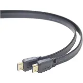 Gembird CC-HDMI4F-1M Câble HDMI HDMI type A (standard) (1 m), Câble vidéo, Noir