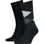 Tommy Hilfiger Chaussettes noir, A carreaux