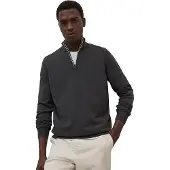 Ecoalf pour homme. MCMGAKNLARCH0632W25-679 Pull en mélèze noir (L), Casuel, Durable, Laine Recycle