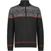 CMP 7h77511 Half Zip Sweater Noir 3XL Homme