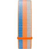 Savefamily CORSWPTELRAYANARANJ, Bracelet, Smartwatch, Bleu, Gris, Orange, , SaveWatch+, Polyester