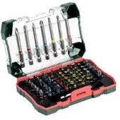 Metabo Sp 56-pieces Screwdriver Bit Set Argenté