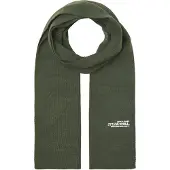 Jack & Jones Écharpe 'JACCOLL' vert foncé / blanc