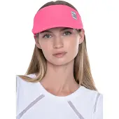 Lucky in Love Lucky Logo Stretch Visor Rose