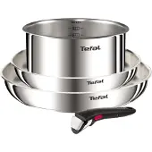Tefal L896s453 Emotion, Batterie De Cuisine 4 Pièces, Acier Inoxydable